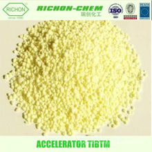 Acelerador TiBTM 204376-00-1 Acelerador de vulcanización química superventas para NR NBR SBR BR PBR EPDM verde Ambiental